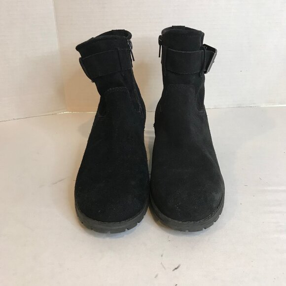 CLARKS WOMEN MARANA AMBER SUEDE ANKLE BOOTS SIZE 6 - Picture 10 of 11